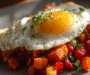 Sweet Potato Hash with Eggs
